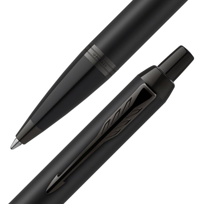 Parker Bolígrafo IM Achromatic Black Negro Mate Azul