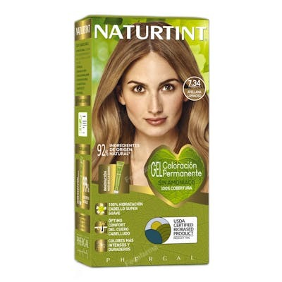 Naturtint 7.34-Avellana Luminoso Tinte Sin Amoníaco 170 ml Naturtint 7.34-Avellana Luminoso Tinte Sin Amoníaco 170 ml