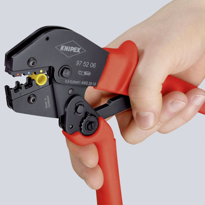 Knipex 97 52 06 Alicate de crimpado Knipex 97 52 06 Alicate de crimpado