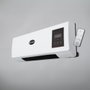 Calefactor Split de Pared 1500W PTC con Control Remoto, Termostato y Temporizador 24h, Blanco