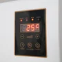Calefactor PTC con Ventilador 1500W y Control Remoto, Color Blanco para Pared