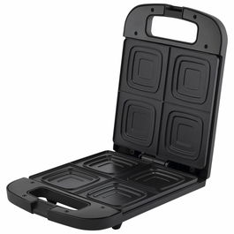 Jata Sandwichera JESW1551, XXL para 4 sándwiches completos, 2 luces indicadoras