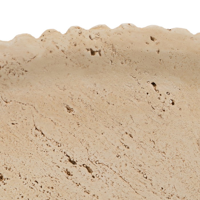 Ixia Mesa de centro beige en magnesio 67 x 67 x 46 cm