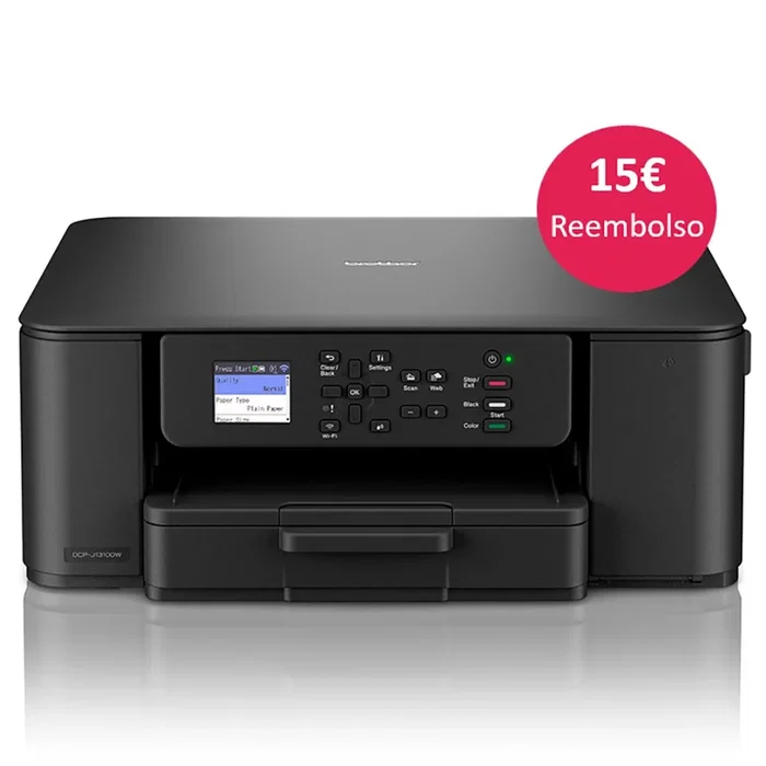 Brother DCP-J1310DW Impresora Multifunción Inyección de Tinta A4 WiFi Negro Brother DCP-J1310DW Impresora Multifunción Inyección de Tinta A4 WiFi Negro