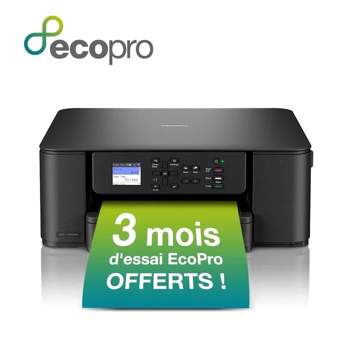 Brother DCP-J1310DW Impresora Multifunción Inyección de Tinta A4 WiFi Negro Brother DCP-J1310DW Impresora Multifunción Inyección de Tinta A4 WiFi Negro