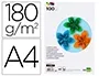 Liderpapel Cartulina A4 180g/m2 10 Colores Surtidos Paquete 100 Hojas