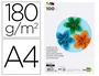 Liderpapel Cartulina A4 180g/m2 10 Colores Surtidos Paquete 100 Hojas