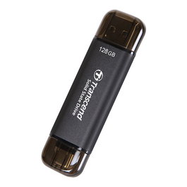 Transcend SSD ESD310C 128GB USB-C USB 3.2 Gen 2x1 Negro
