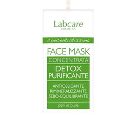 Labcare Mascarilla Facial Detox Purificante 25 ml - Tratamiento Intensivo con Arcilla para Limpiar Pieles Mixtas/Grasas