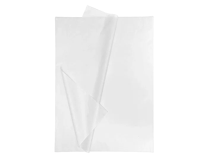 Liderpapel Papel Seda Blanco 52x76 cm 18 gr Paquete 25 Hojas
