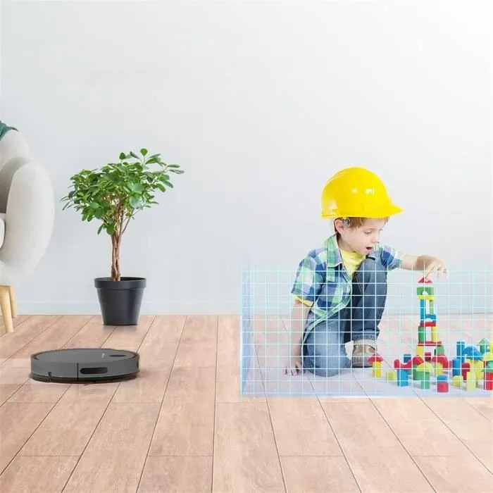 Eziclean EZI1696742162439 Robot Aspirador Conectado Aqua iMap A50, 90 min, 1Kpa, 80m², 0,43L