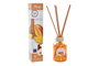 DKD Home Decor Ambientador Mikado Naranja 4x20x4 cm (6 Unidades) Cristal
