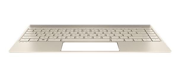 HP Teclado para portátil con acabado en oro seda y retroiluminación HP Teclado para portátil con acabado en oro seda y retroiluminación