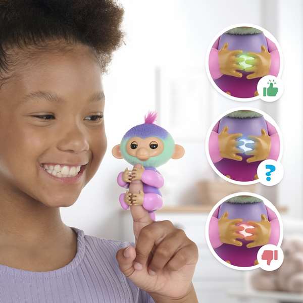 Bizak Figura Fingerlings Colores Mágicos con 70 Sonidos y Reacciones, Adivina el Futuro, 13 cm, Modelos Surtidos, Español Bizak Figura Fingerlings Colores Mágicos con 70 Sonidos y Reacciones, Adivina el Futuro, 13 cm, Modelos Surtidos, Español