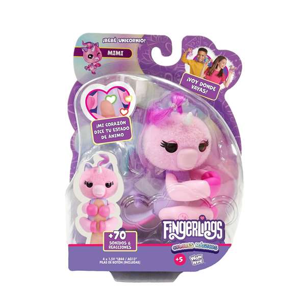 Bizak Figura Fingerlings Colores Mágicos con 70 Sonidos y Reacciones, Adivina el Futuro, 13 cm, Modelos Surtidos, Español Bizak Figura Fingerlings Colores Mágicos con 70 Sonidos y Reacciones, Adivina el Futuro, 13 cm, Modelos Surtidos, Español