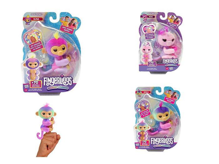 Bizak Figura Fingerlings Colores Mágicos con 70 Sonidos y Reacciones, Adivina el Futuro, 13 cm, Modelos Surtidos, Español Bizak Figura Fingerlings Colores Mágicos con 70 Sonidos y Reacciones, Adivina el Futuro, 13 cm, Modelos Surtidos, Español