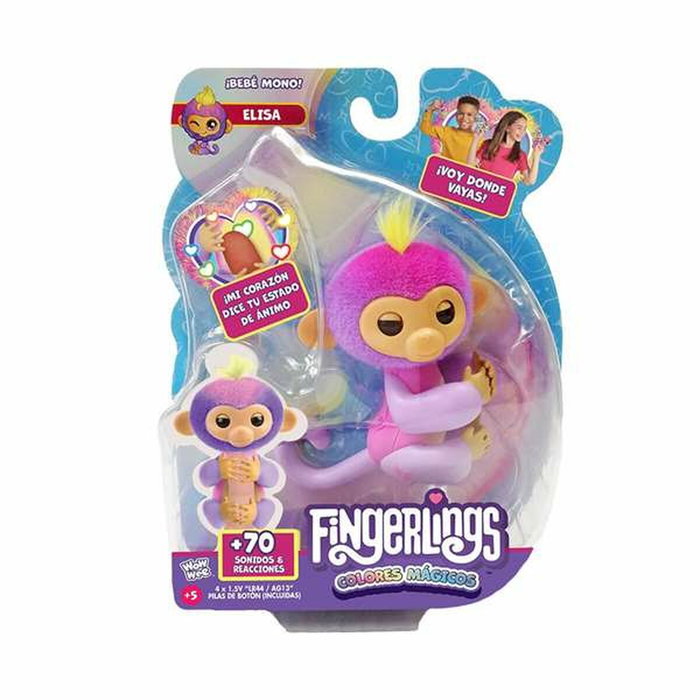 Bizak Figura Fingerlings con 70 Sonidos, Reacciones de Colores Mágicos y Luces Bizak Figura Fingerlings con 70 Sonidos, Reacciones de Colores Mágicos y Luces