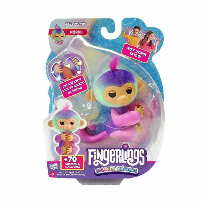Bizak Figura Fingerlings con 70 Sonidos, Reacciones de Colores Mágicos y Luces Bizak Figura Fingerlings con 70 Sonidos, Reacciones de Colores Mágicos y Luces