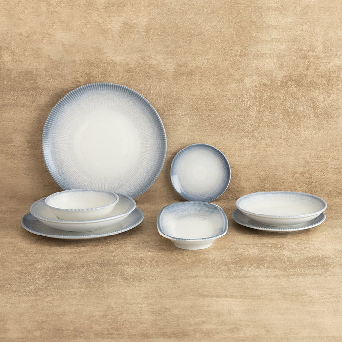 Plato para Pizza Bidasoa Lea Hydrozero Blanco Cerámica Ø 30 cm (6 Unidades)