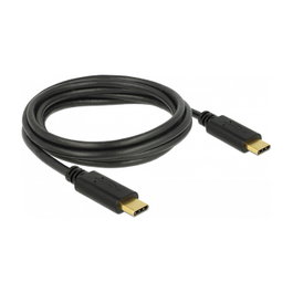 DeLOCK Cable USB 2.0 Tipo-C a Tipo-C 2 m PD 5 A E-Marker 83324