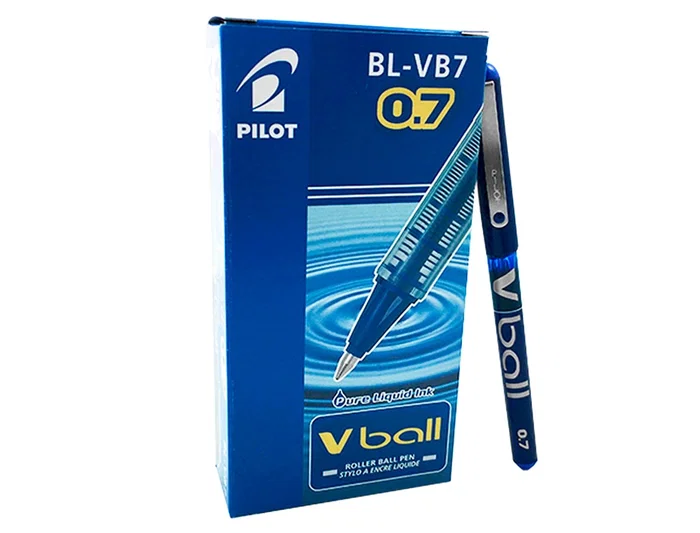 Pilot Roller Tinta Líquida V-Ball 07 Azul Set de 12 (Set de 12)