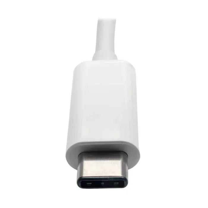 Eaton Tripp Lite U444-06N-VGU-C Adaptador USB-C a VGA con Puerto Ethernet Gigabit, USB-A 3.1 y Carga PD 60W - Resolución 1920x1080 1080p para Laptop, Tablet, MacBook