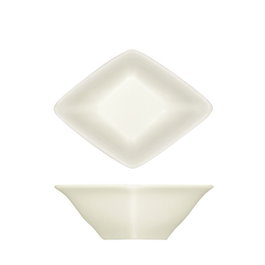 Bauscher Bol Triangular de Porcelana Raffinesse, 28x20 cm, Duracream (Set de 12)