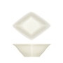 Bauscher Raffinesse Bol Triangular de Porcelana 28x20 cm, Duracream (Set de 12)