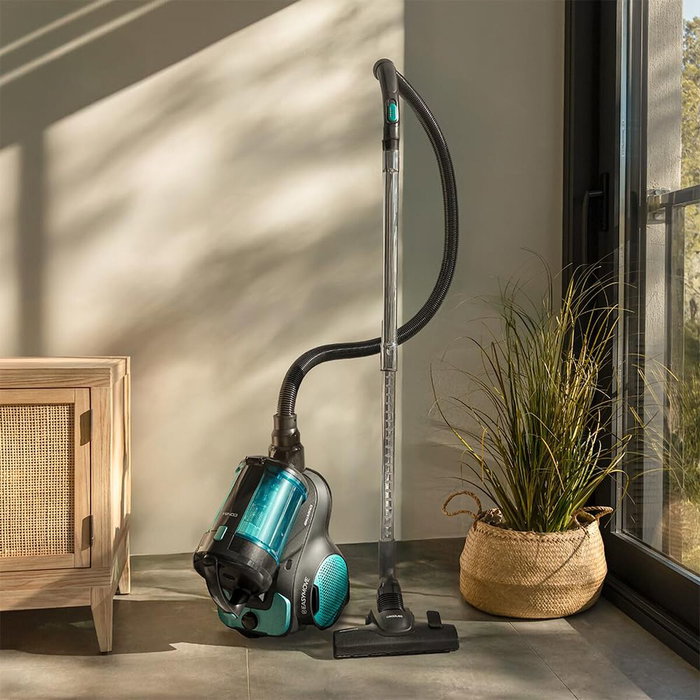 Cecotec Aspirador Conga Rockstar Cyclonic Powerbag 900W 2L Negro/Gris filtro mascotas