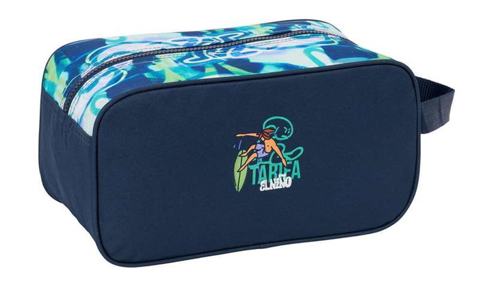 Zapatillero de Viaje El Niño Kook Azul marino 29 x 15 x 14 cm