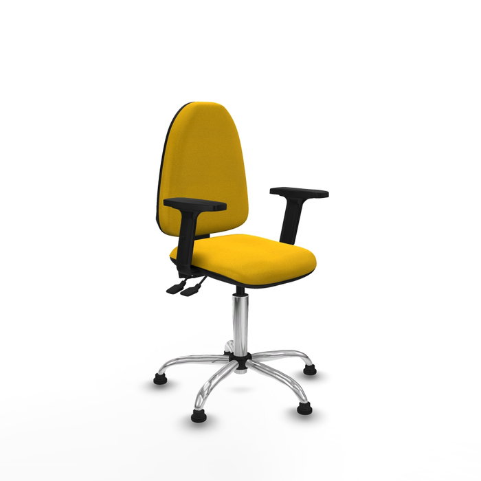 PIQUERAS Y CRESPO Silla de oficina Aýna con mecanismo Asincro Amarillo PIQUERAS Y CRESPO Silla de oficina Aýna con mecanismo Asincro Amarillo