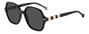 Carolina Herrera HER-0106-S-KDX Gafas de sol negras con cristal degradado