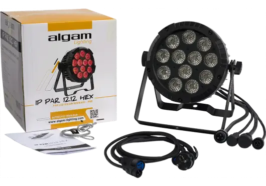 Algamlight IP-PAR-1212-HEX Foco Par Led 12x12W RGBWA+UV Exterior IP65