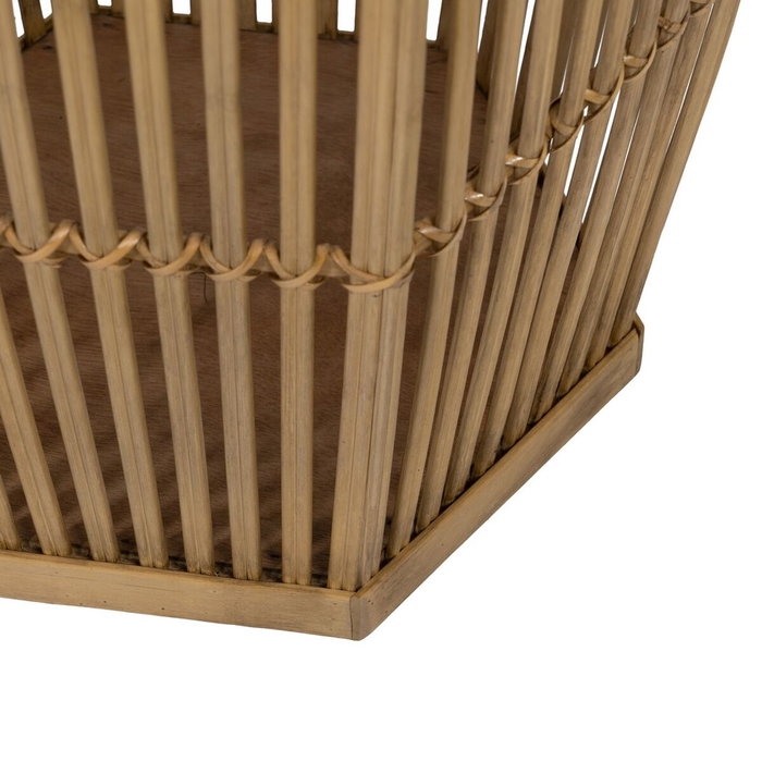 Ixia Pack de 2 Maceteros de Bambú Natural Decoración