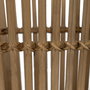 S/2 Maceteros Natural Bambú Decoración 39 X 34,50 X 35 cm