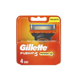 Gillette Cuchillas de Recambio para Fusion5 Power Razor con Cuchillas Anti-Fricción