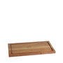 Viejo Valle Set de 6 Tablas Rectangulares de Acacia con Pizarra 36x18 cm