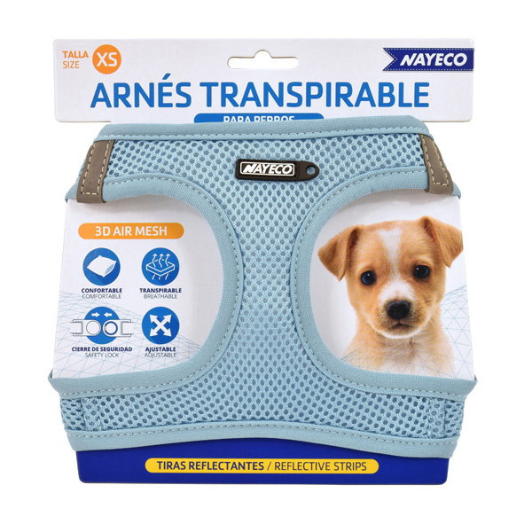 Nayeco Arnés Transpirable Azul XS 35-40cm