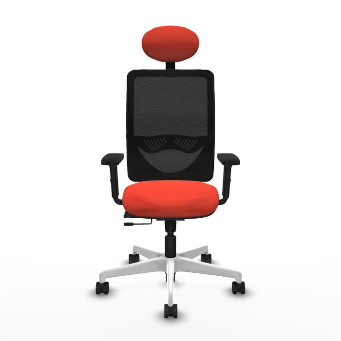 PIQUERAS Y CRESPO Silla de oficina Zulema Naranja oscuro y Negro PIQUERAS Y CRESPO Silla de oficina Zulema Naranja oscuro y Negro