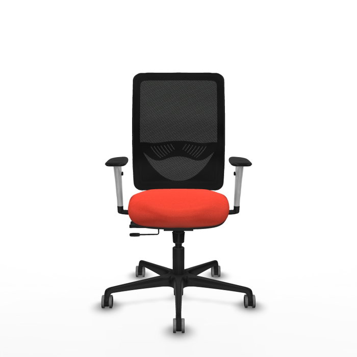 PIQUERAS Y CRESPO Silla de oficina Zulema Naranja oscuro/Negro