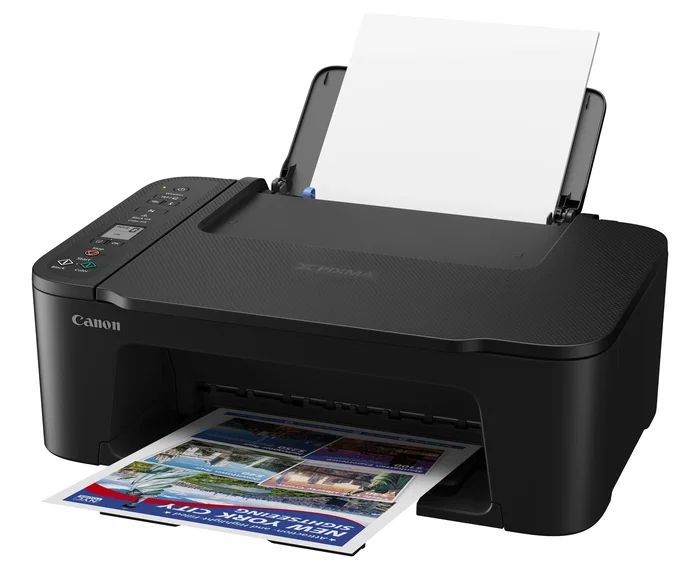 Canon PIXMA TS3750i Impresora Multifunción A4 WiFi Inyección de Tinta Color 4800x1200 DPI, Impresión y Escaneo, Copiadora, AirPrint, Negro