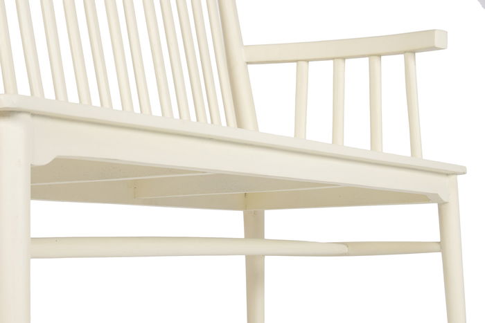 DKD Home Decor Banco Tradicional Crema 153 x 54 x 98 cm