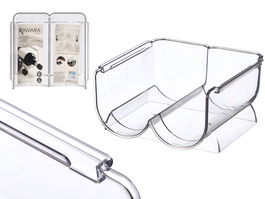 Kinvara Botellero Doble Transparente 21x11x21 cm (Set de 12)