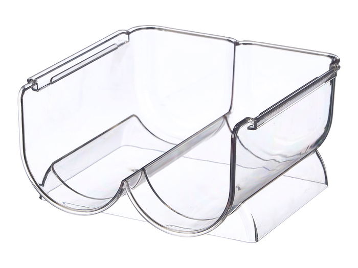 Kinvara Botellero Doble Transparente 21x11x21 cm (Set de 12) Kinvara Botellero Doble Transparente 21x11x21 cm (Set de 12)