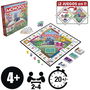 Hasbro Monopoly Junior 2 en 1 Juego de Mesa con Tablero de 2 Caras y 2 Niveles de Juego para Niños