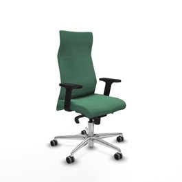 PIQUERAS Y CRESPO Sillón de dirección Albacete Verde esmeralda