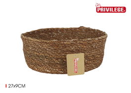 Privilege Cesta Cónica Mimbre Redonda Ø27x9 cm (8 Unidades)