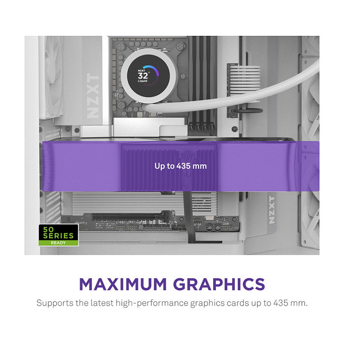 NZXT H9 Flow (2025) All White Midi Tower