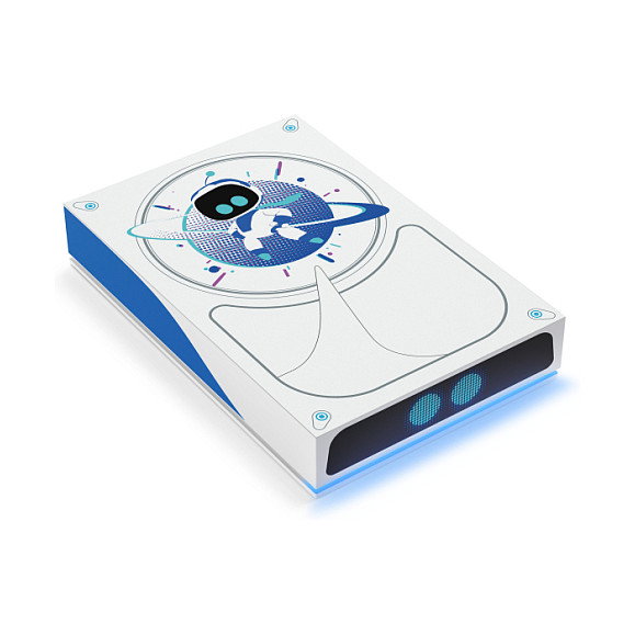 Seagate Game Drive Astro Bot Edición Limitada 5 TB Disco Duro Externo Blanco y Azul USB 3.2 Gen 1