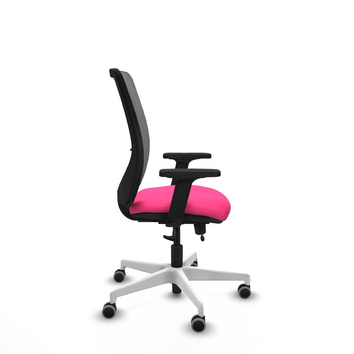 PIQUERAS Y CRESPO Silla de oficina Zulema Rosa y Gris PIQUERAS Y CRESPO Silla de oficina Zulema Rosa y Gris